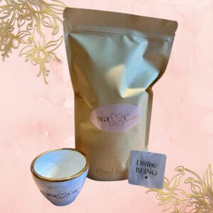 avaCao Eternal Majesty Ritualcacao mit handgetöpferter Tasse – königlicher Cacao-Genuss für spirituelle Tiefe